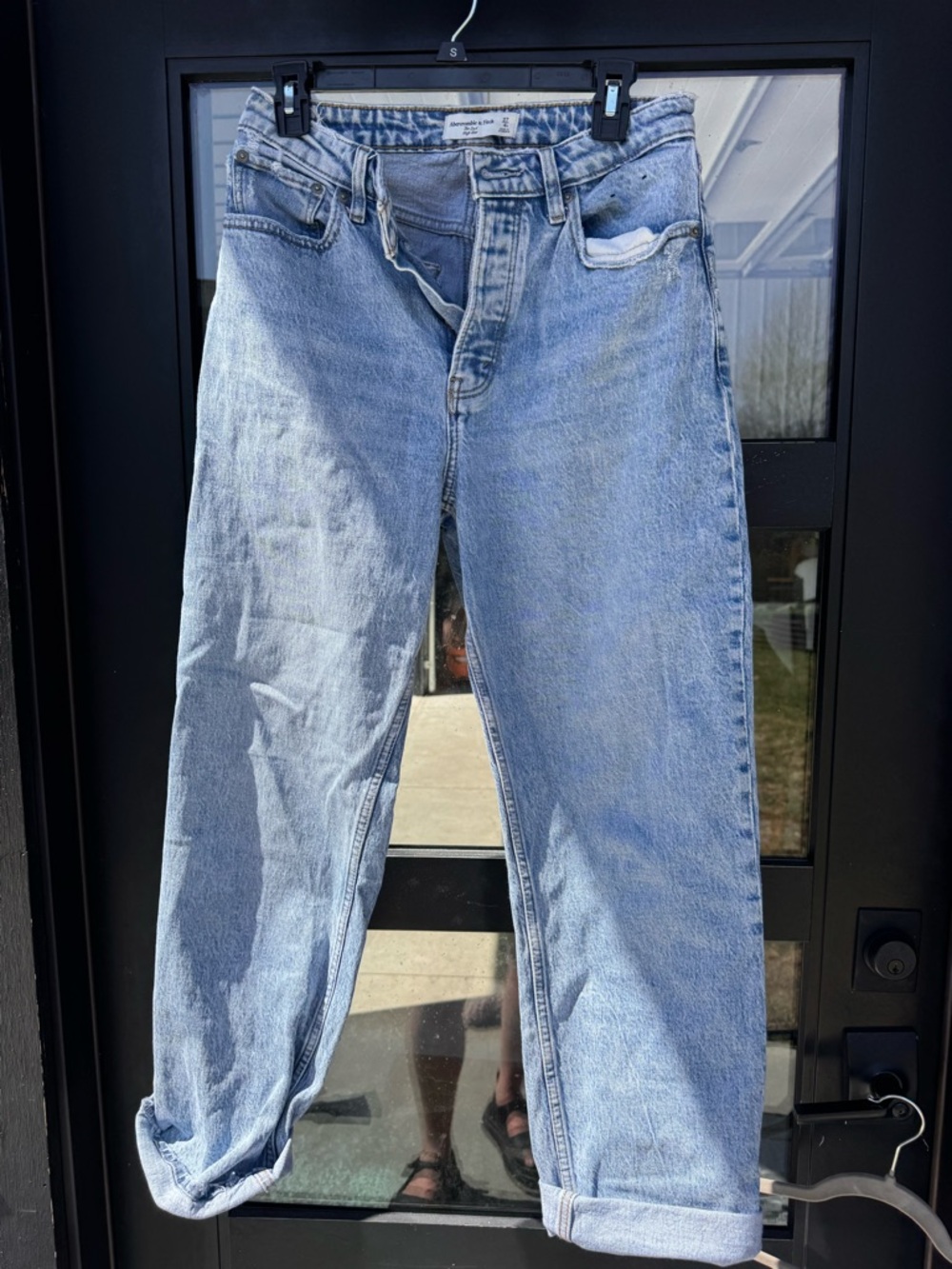 Abercrombie & Fitch The Dad High-Rise Button-Fly Jeans